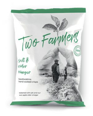 TWO FARMERS SALT & CIDER VINEGAR 40g