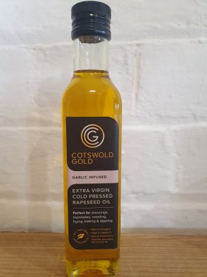 COSTWOLD GOLD RAPESEED OIL with GARLIC